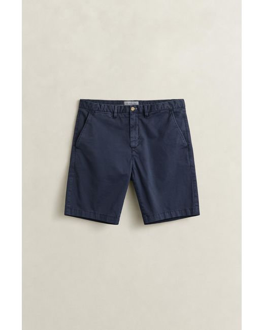 Gant Blue Sunfaded Chino Shorts Evening for men
