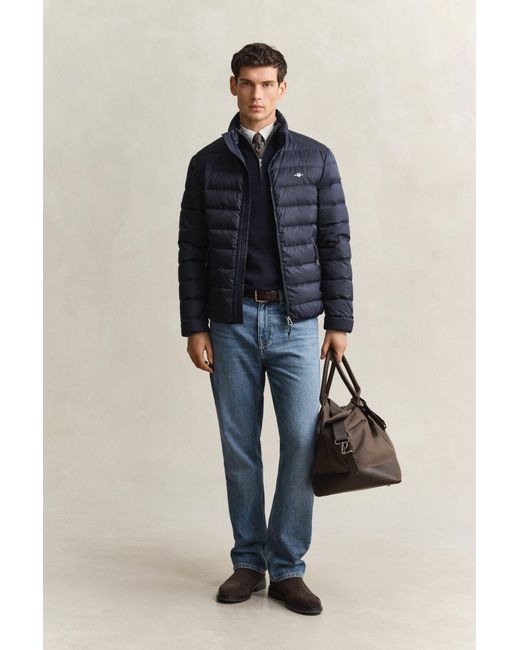 Gant Blue Light Down Jacket Evening for men
