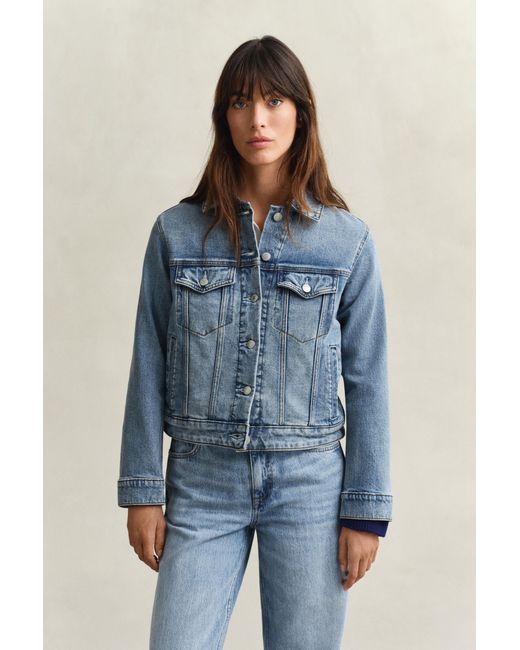 Gant Blue Denim Trucker Jacket