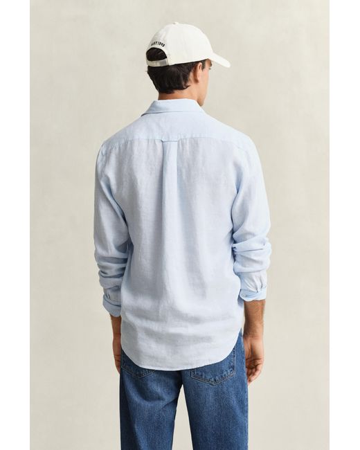 Gant White Linen Shirt for men