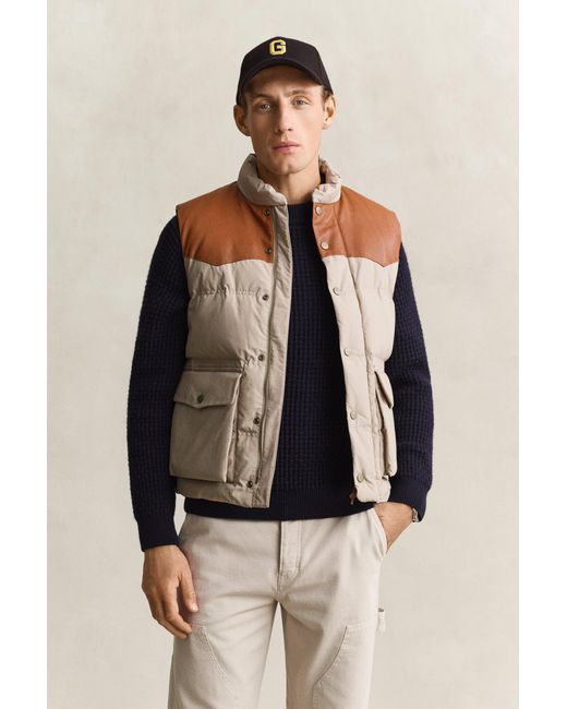 Gant Natural Hiking Vest for men