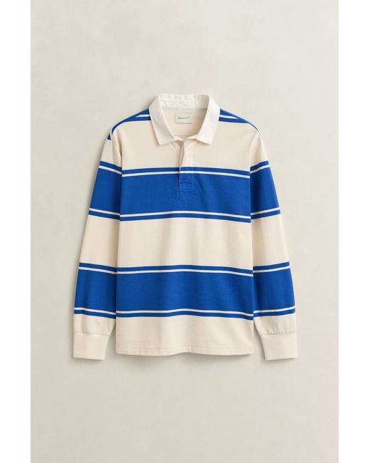 Gant Blue Striped Rugger for men