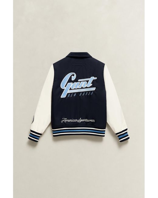 Gant Blue Teens Teen Boys Varsity Jacket Evening for men