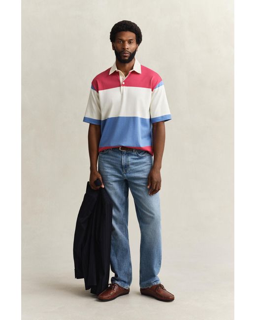 Gant Multicolor Short Sleeve Rugger for men