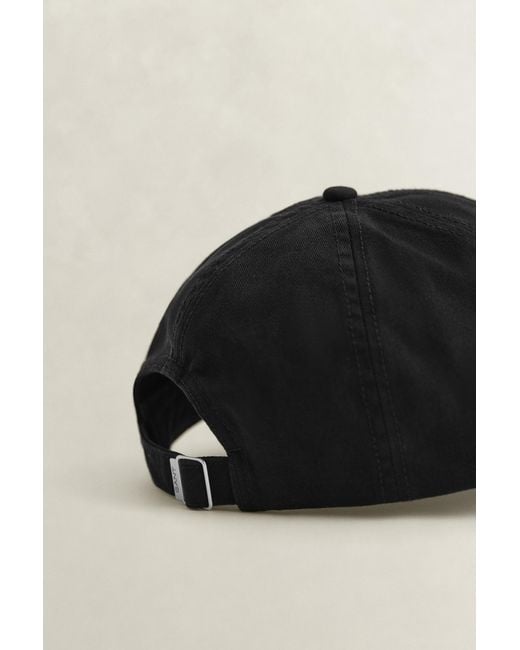 Gant Black Shield Cotton Twill Cap for men