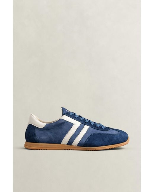 Gant Blue Spearclub Suede Leather Sneakers for men