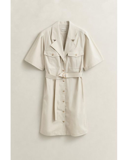 Gant Natural Belted Utility Dress