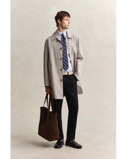 Gant Natural Cotton Blend Car Coat for men