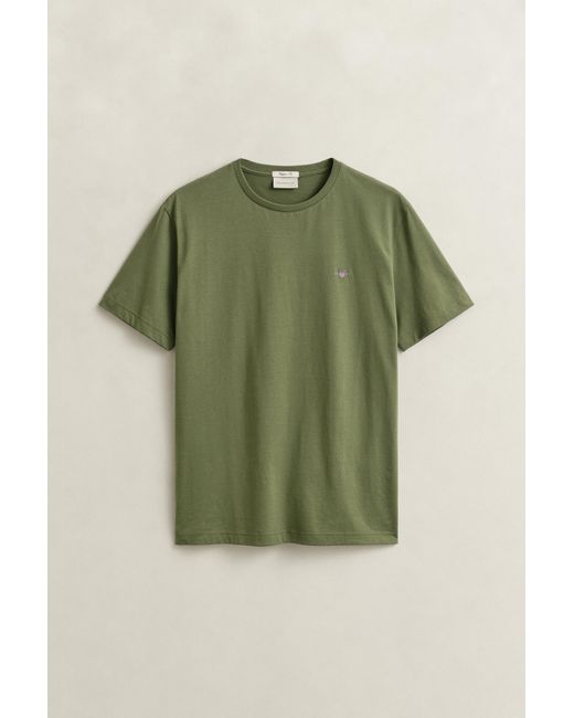 Gant Green Regular Fit Shield T-Shirt for men