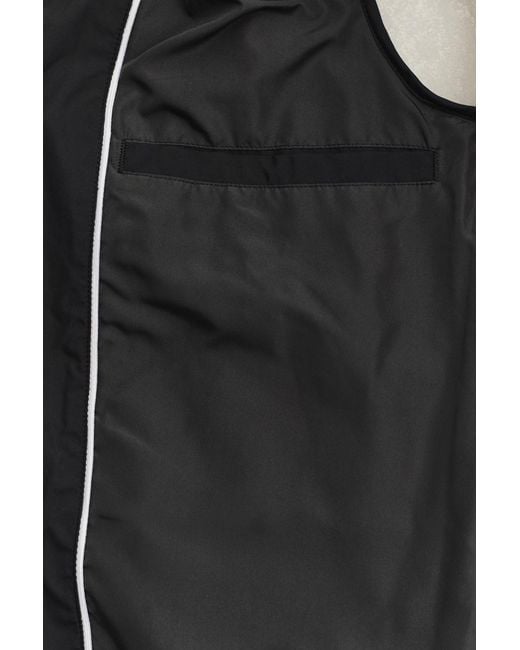 Gant Black Quilted Windcheater Vest for men