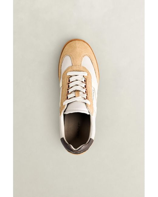 Gant Natural Baylle Suede Sneakers Taupe for men