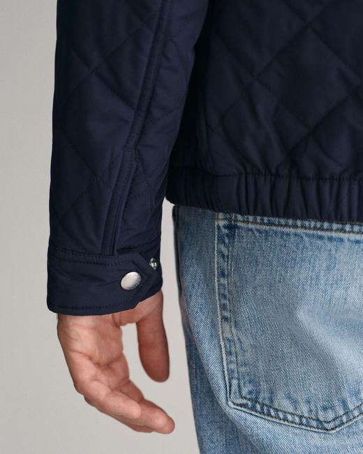 Gant Blue Quilted Windcheater () for men