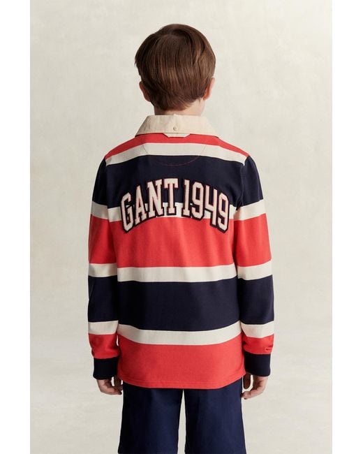 Gant Red Teens Teen Boys Collegiate Rugger Evening for men