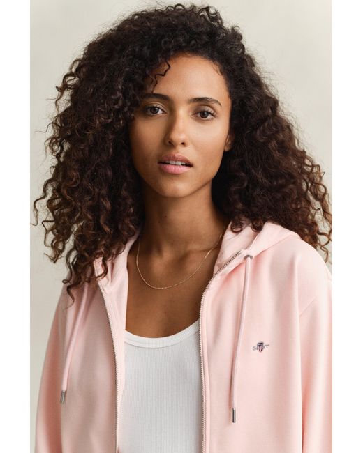 Gant Multicolor Shield Zip Hoodie