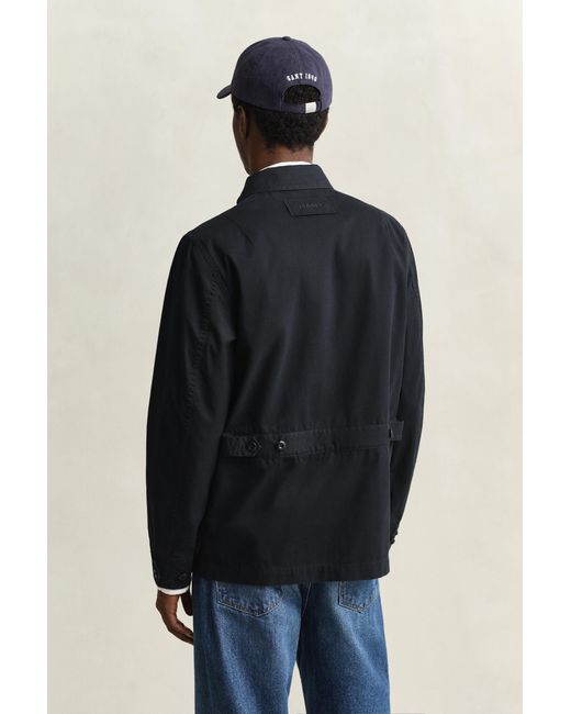 Gant Blue Cotton Decker Jacket for men