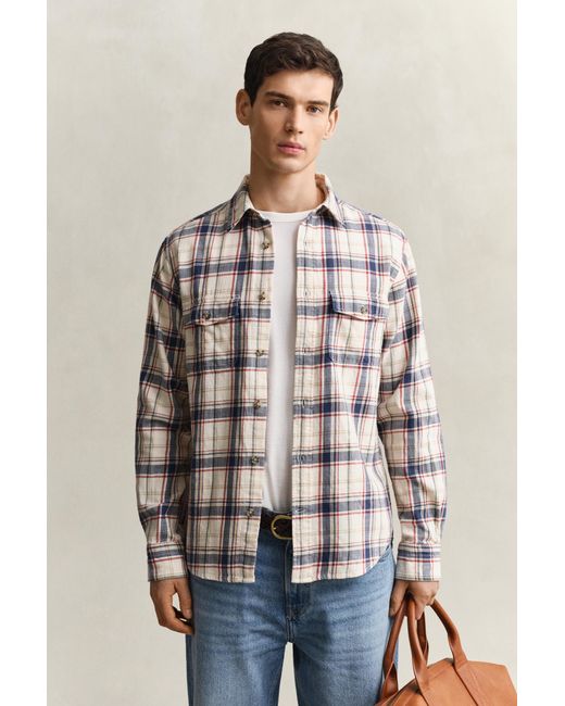 Gant Natural Twill Patch Pocket Shirt for men