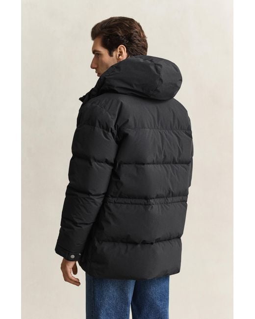 Gant Black Down Parka for men