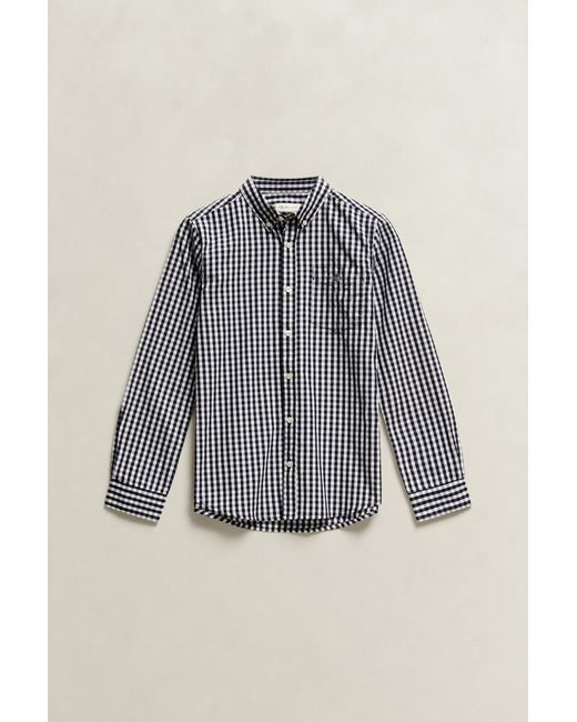 Gant Gray Teens Teen Boys Gingham Poplin Shirt Evening for men