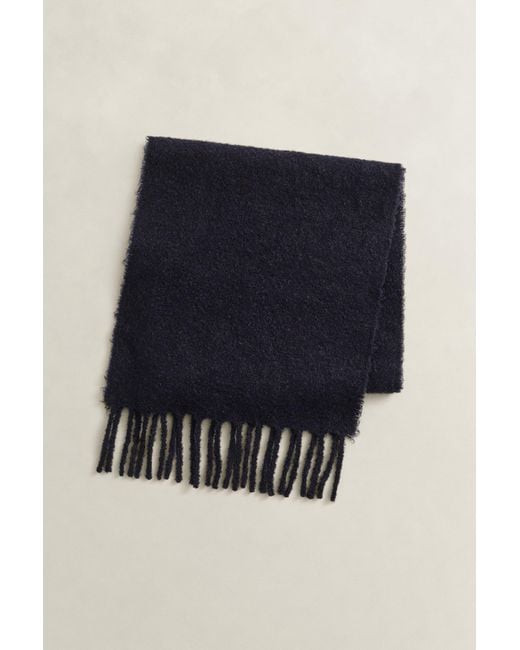 Gant Black Brushed Bouclé Scarf Evening for men