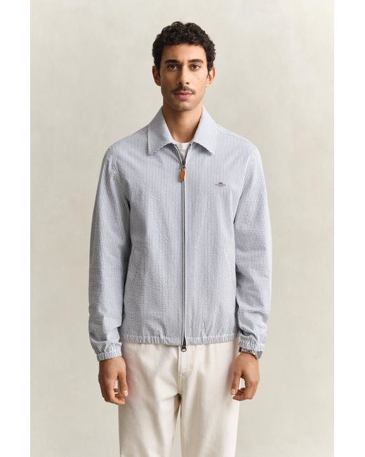 Gant Multicolor Seersucker Windcheater Jacket for men