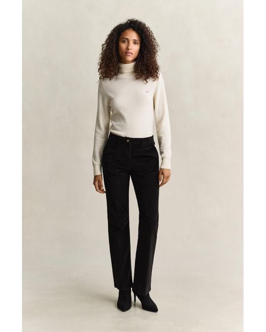 Gant Natural Flared Velvet Pants