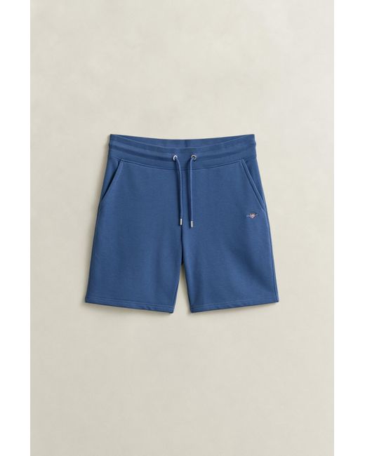Gant Blue Shield Sweat Shorts for men