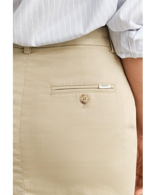Gant Natural Chino Skirt