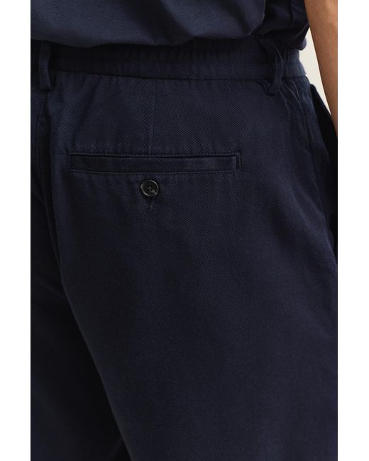 Gant Blue Lyocell Shorts Evening for men