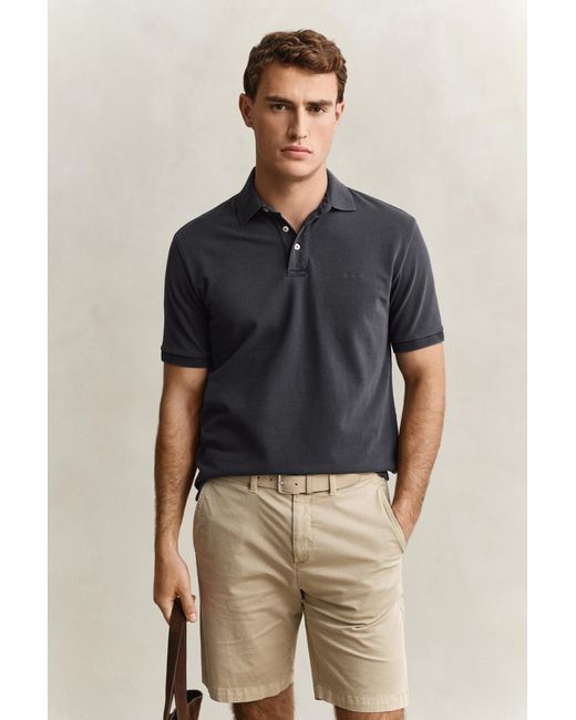 Gant Blue Sunfaded Polo Shirt for men