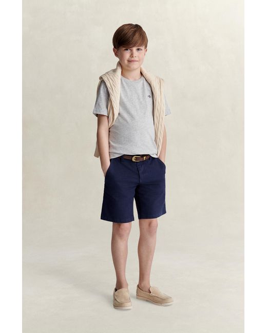 Gant Natural Teens Shield T-Shirt Melange