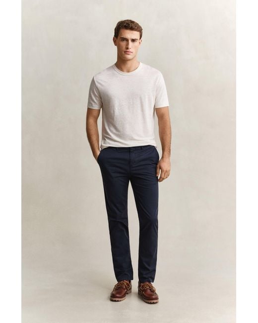 Gant Blue Sunfaded Chinos Evening for men