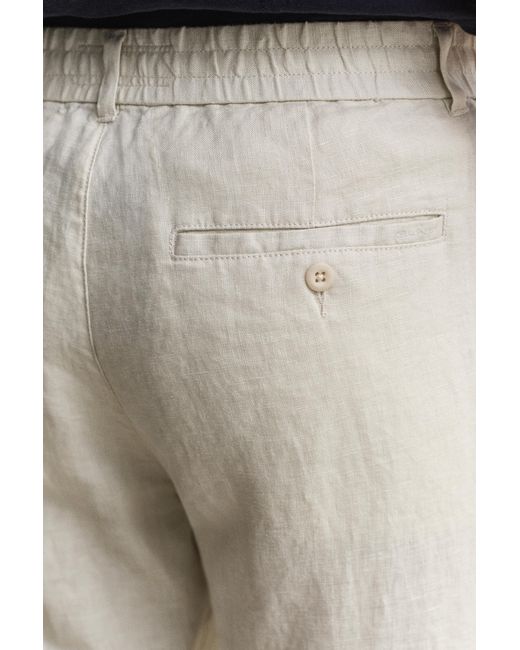 Gant Blue Linen Pants for men