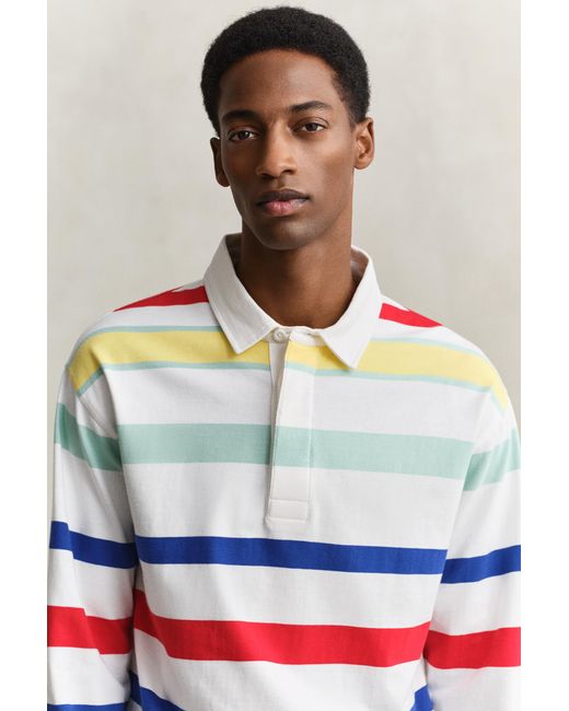 Gant Blue Multicolored Rugger Eggshell for men
