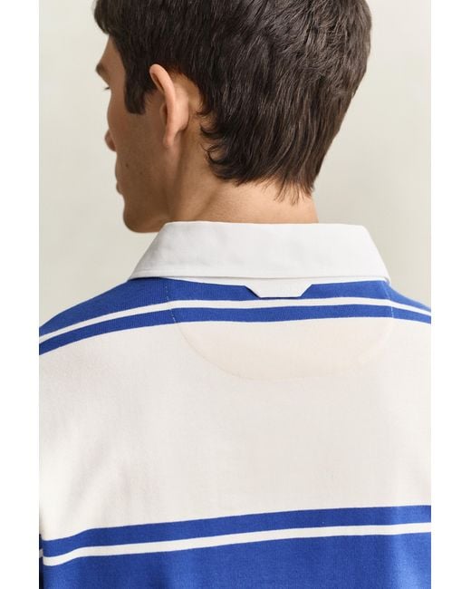 Gant Blue Striped Rugger for men