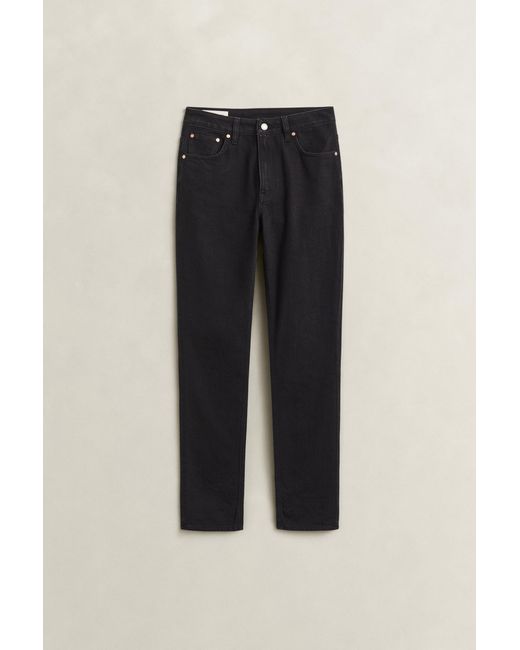 Gant Blue Slim High-Waisted Jeans Worn In