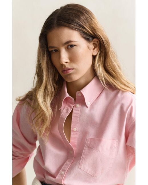 Gant Pink X Yale Oxford Shirt