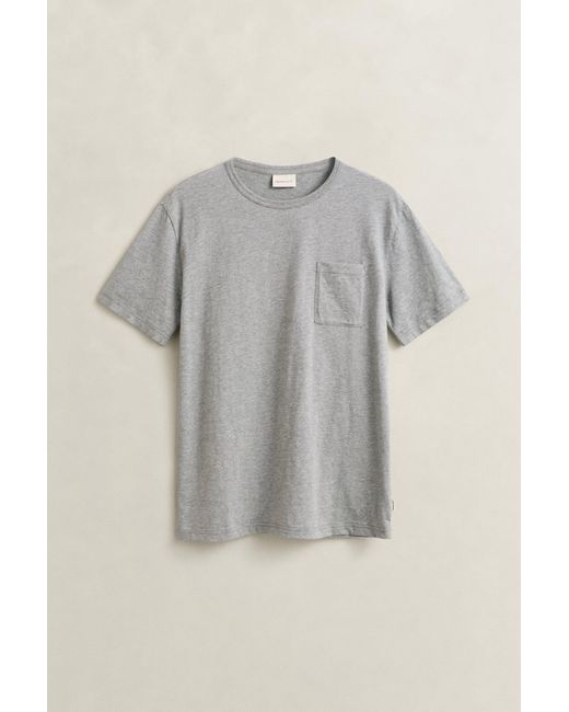 Gant Gray Heather T-Shirt Melange for men