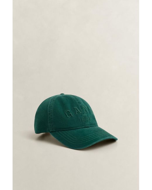 Gant Black Graphic Cap for men