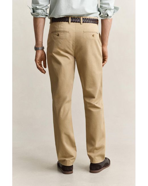 Gant Natural Regular Fit Classic Chinos Dark for men