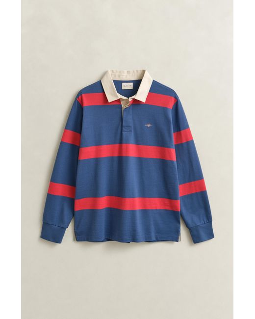 Gant Blue Striped Rugger for men