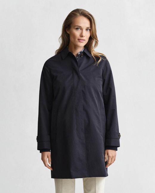 Gant Blue Car Coat Evening
