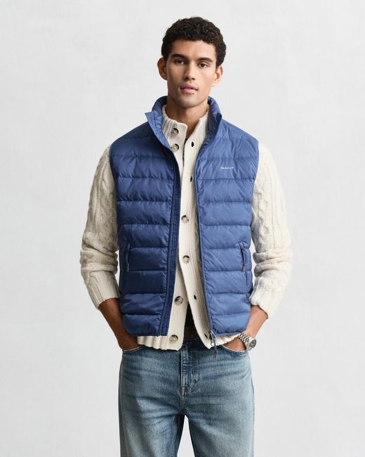 Gant Blue Light Down Vest for men