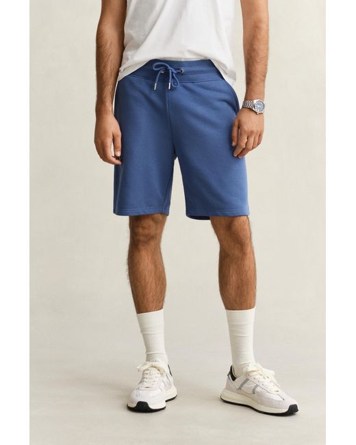 Gant Blue Shield Sweat Shorts for men