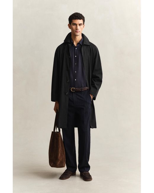 Gant Blue Cotton Coat for men