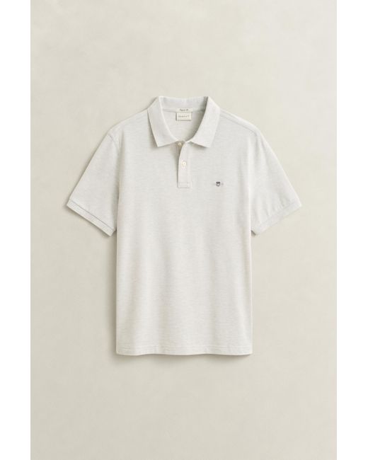 Gant Natural Regular Fit Polo Shirt for men
