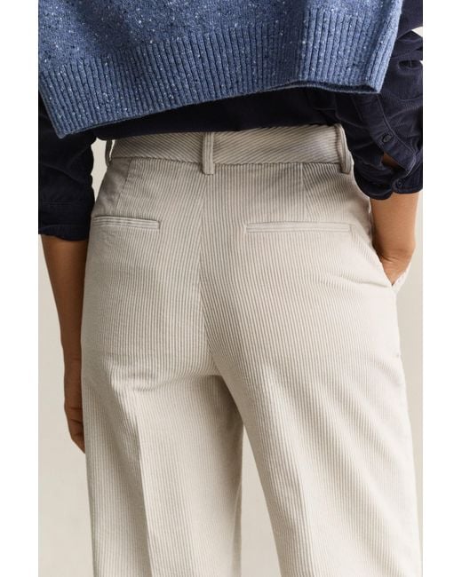 Gant Blue Tailored Corduroy Pants