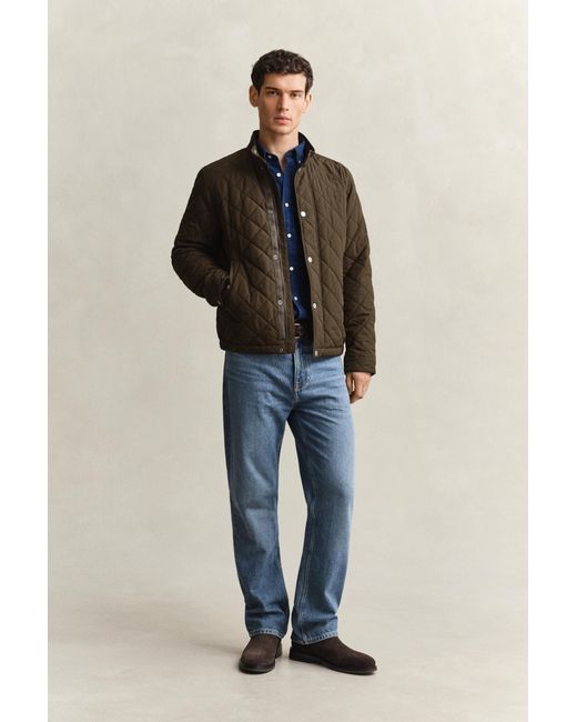 Gant Brown Quilted Jacket for men