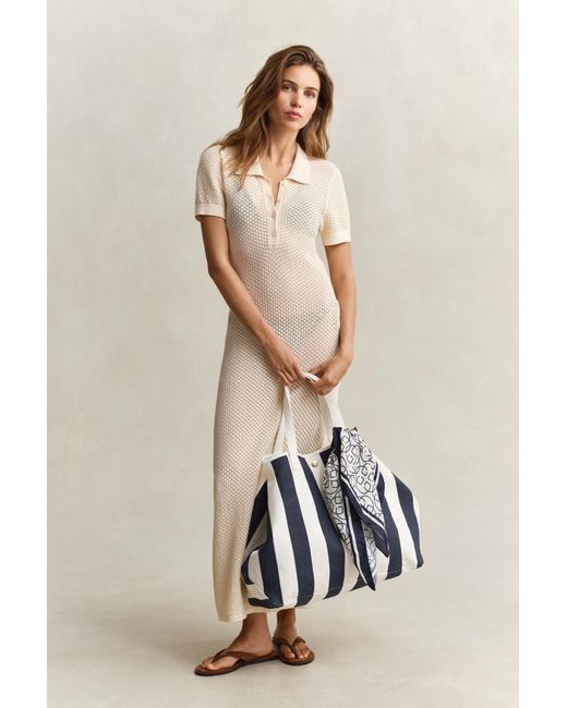 Gant Natural Lace Knit Rugger Dress