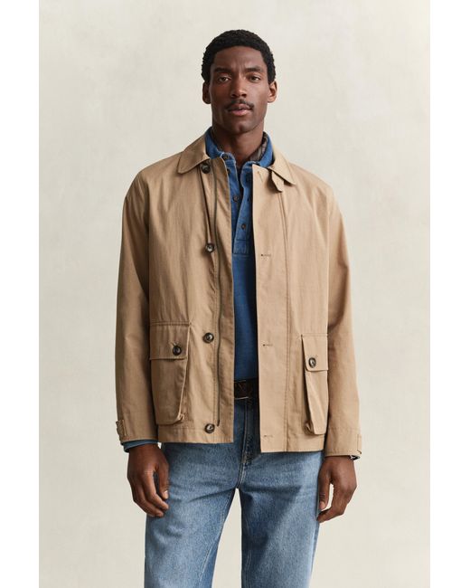 Gant Natural Barn Jacket Light Taupe for men