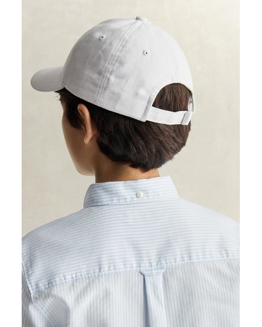 Gant Blue Teens Teen Boys Striped Oxford Shirt for men